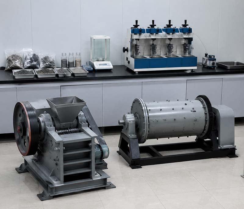 Antimony Flotation Test Process and Equipment